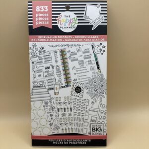 New! Me & MY Big Ideas Journaling Doodle The Happy Planner Sticker Book